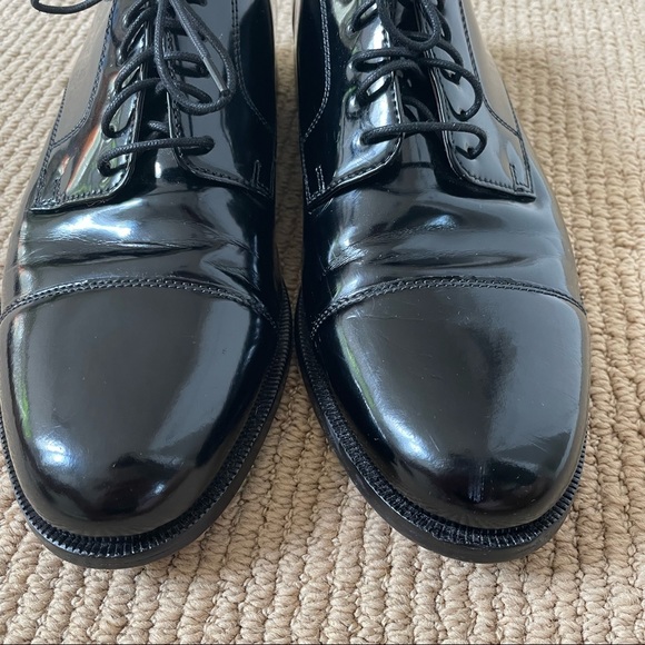 Cole Haan Caldwell Oxford black patent leather dress shoe main image 4